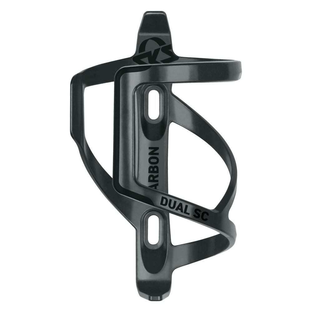 SKS Dual SC Carbon left side bottle cage on bike