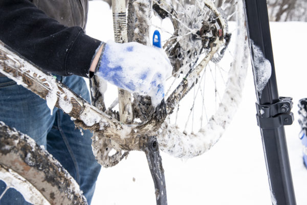 Park Tool BCB-5 bottle brush for cleaning hard-to-reach areas of your bike frame.