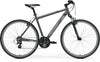 Shop Merida Crossway 10 V - Dark Silver Hybrid Bike