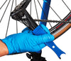 The slim, contoured end of the Park Tool GSC-3, perfect for cleaning derailleur pulley wheels and tight spaces.