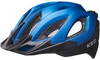 KED Spiri II MTB cycling helmet in blue and black matte finish, designed for mountain biking safety and style