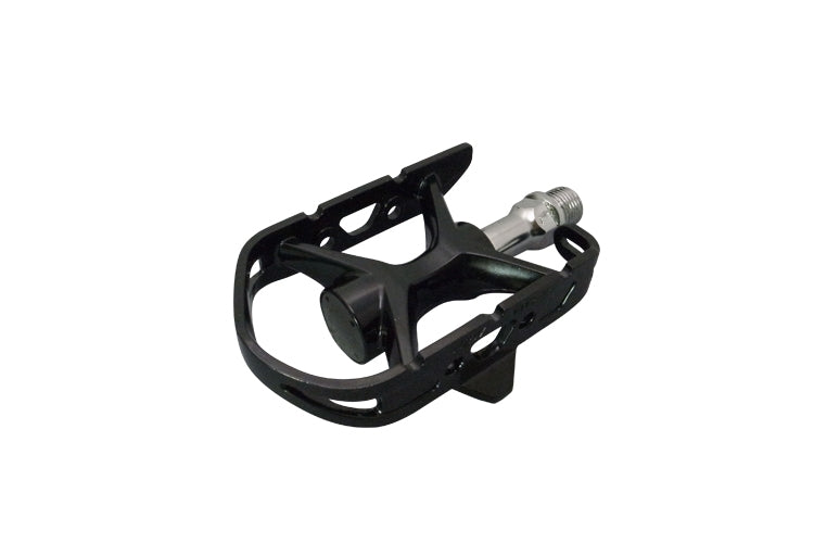Single black MKS AR pedal with a smooth finish