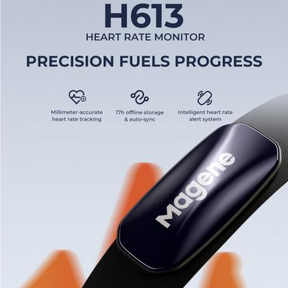 Magene H613 rechargeable lithium battery heart rate sensor with 100h life