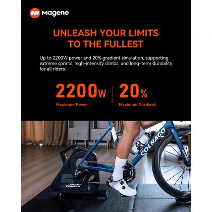 Magene T500 trainer package with accessories and front wheel riser