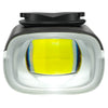 This light provides excellent side visibility for increased safety.