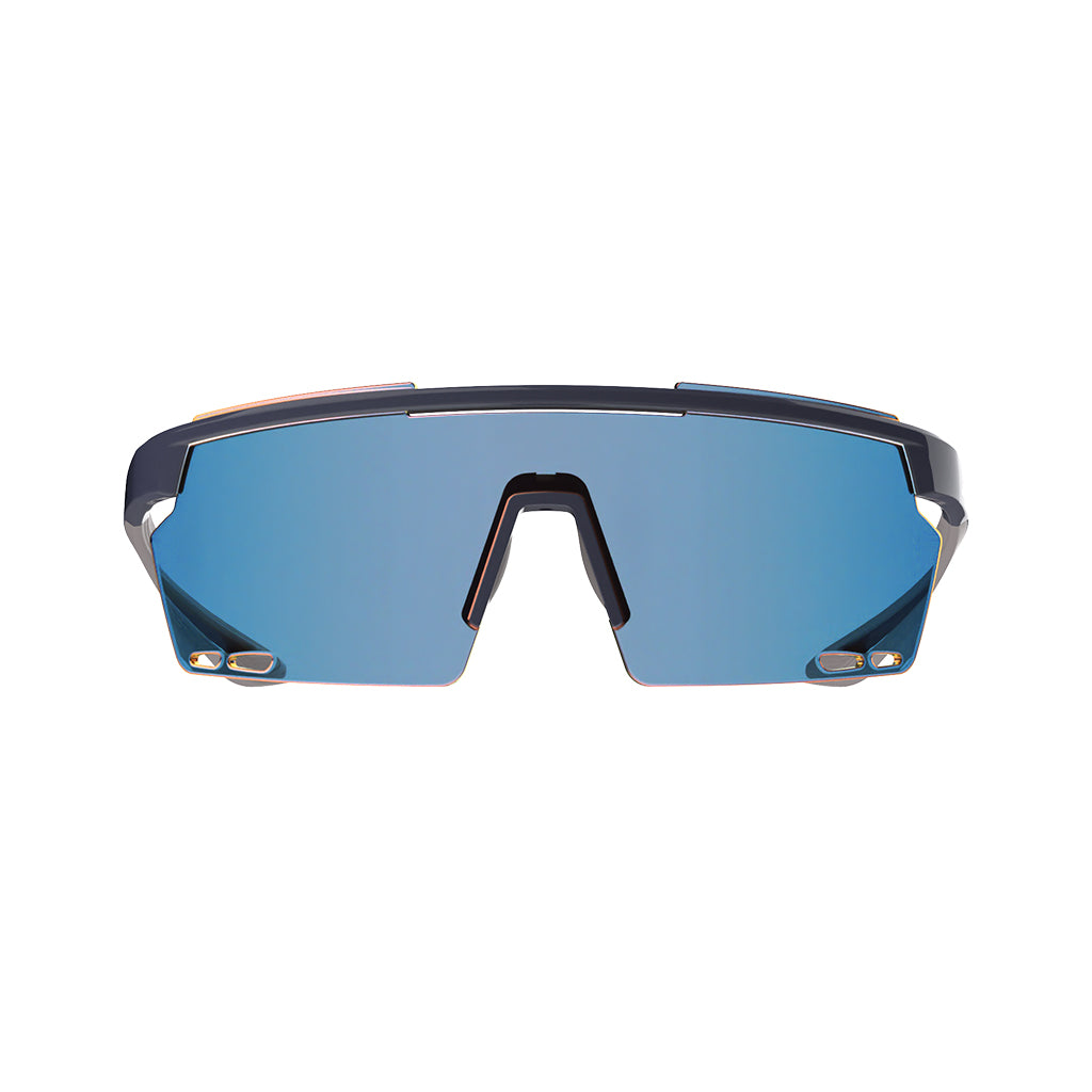 Magicshine Rouler Classic performance sunglasses, featuring a vibrant multi-color reflective lens and a comfortable, lightweight TR90 frame.