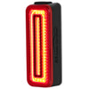 Magicshine SEEMEE 100 V2.0 Smart Rear Light from the side, revealing its sleek profile and durable construction for reliable performance.