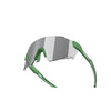 Ultralight, frameless Forest Green Magicshine Windbreaker Photochromic eyewear, providing comprehensive eye protection and redefined style for road cycling.