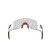Waterproof cycling sunglasses Magicshine Windbreaker in Phoenix Red with photochromic lens