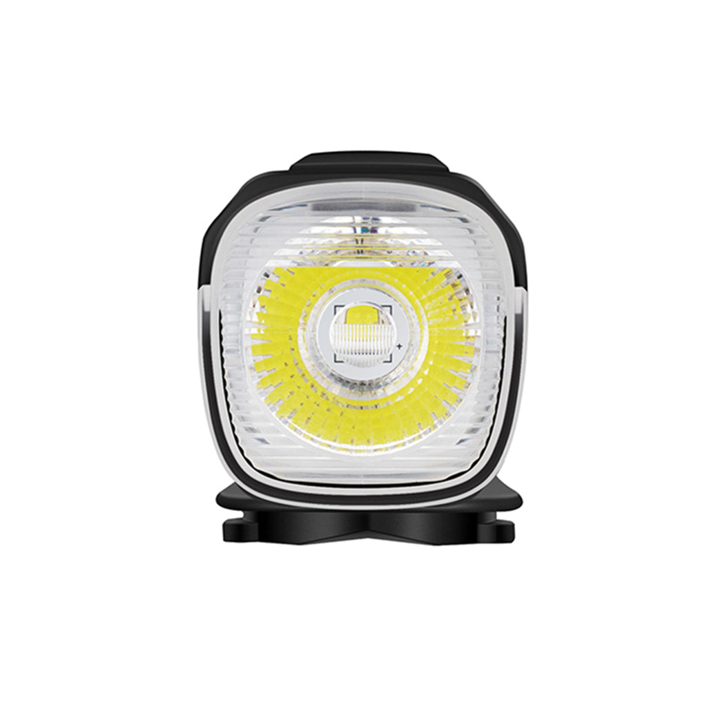 A close-up of the Magicshine ALLTY 600V2.0 bike light, showcasing its sleek design and user-friendly interface for simple operation and effective illumination.