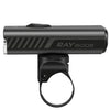 Side view of the Magicshine Ray 1600B front light mounted on a bicycle.