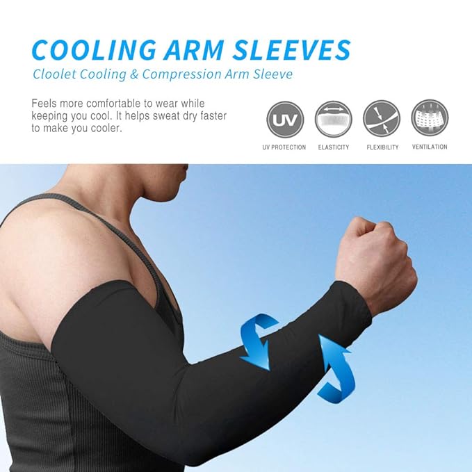 Shop N-Rit Tube Nine Coolet Arm Sleeves (White) Online in India | United By Cycling