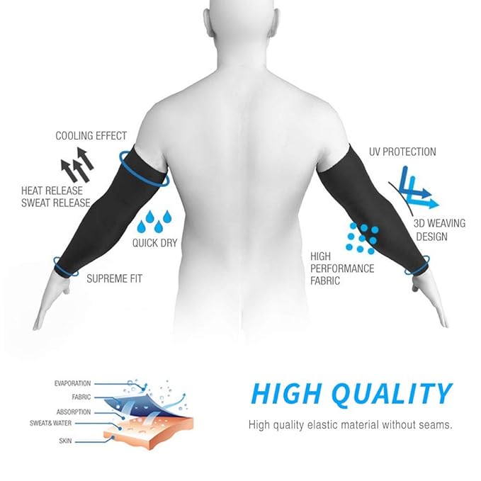 Shop N-Rit Tube Nine Coolet Arm Sleeves (White) Online in India | United By Cycling