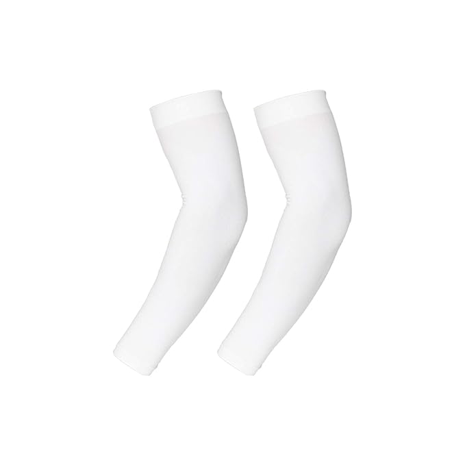 Shop N-Rit Tube Nine Coolet Arm Sleeves (White) Online in India | United By Cycling