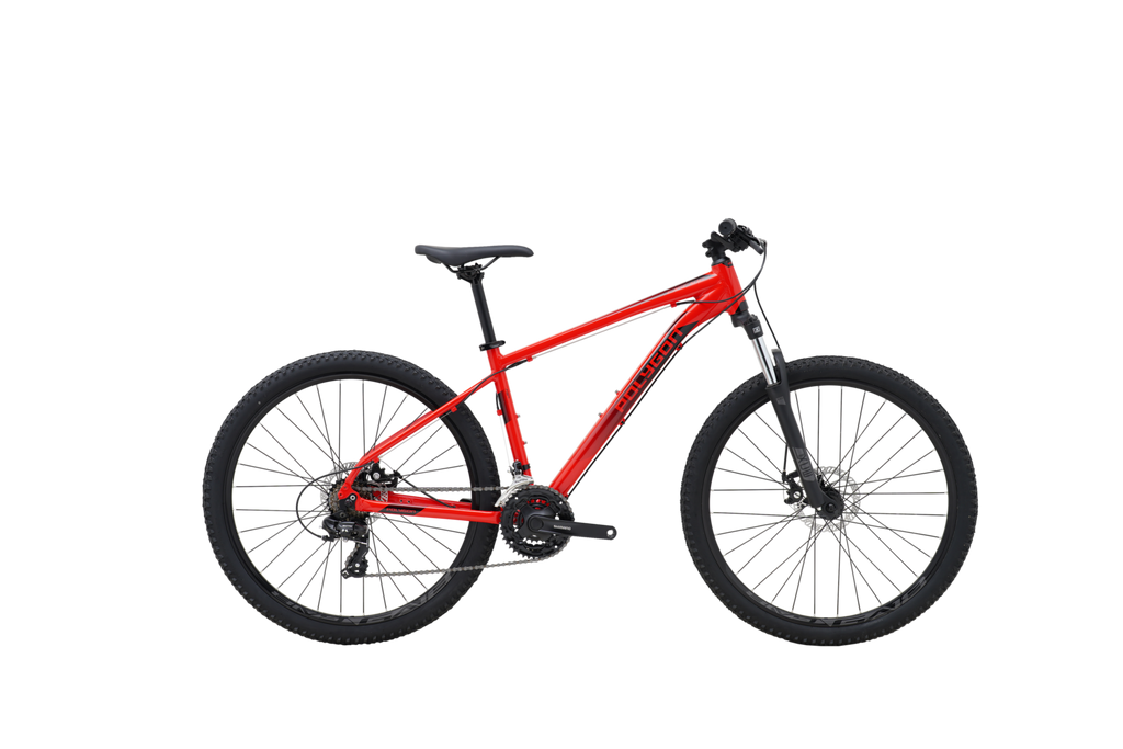 Cascade 3 mountain bike with black accents, shown from the side against a plain grey background.