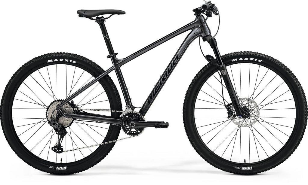 Shop Merida Big Nine XT2 MTB Bike - Dark Silver (Black)