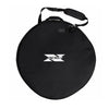 XXF W1608 Double Wheel Bag in black, made from durable 600D nylon with PU coating