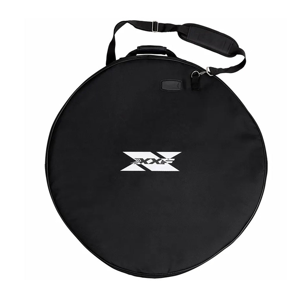 XXF W1608 Double Wheel Bag in black, made from durable 600D nylon with PU coating