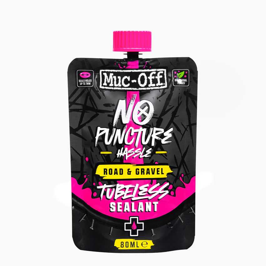 Muc-Off Tubeless Sealant – Ideal for road and gravel bike tire punctures