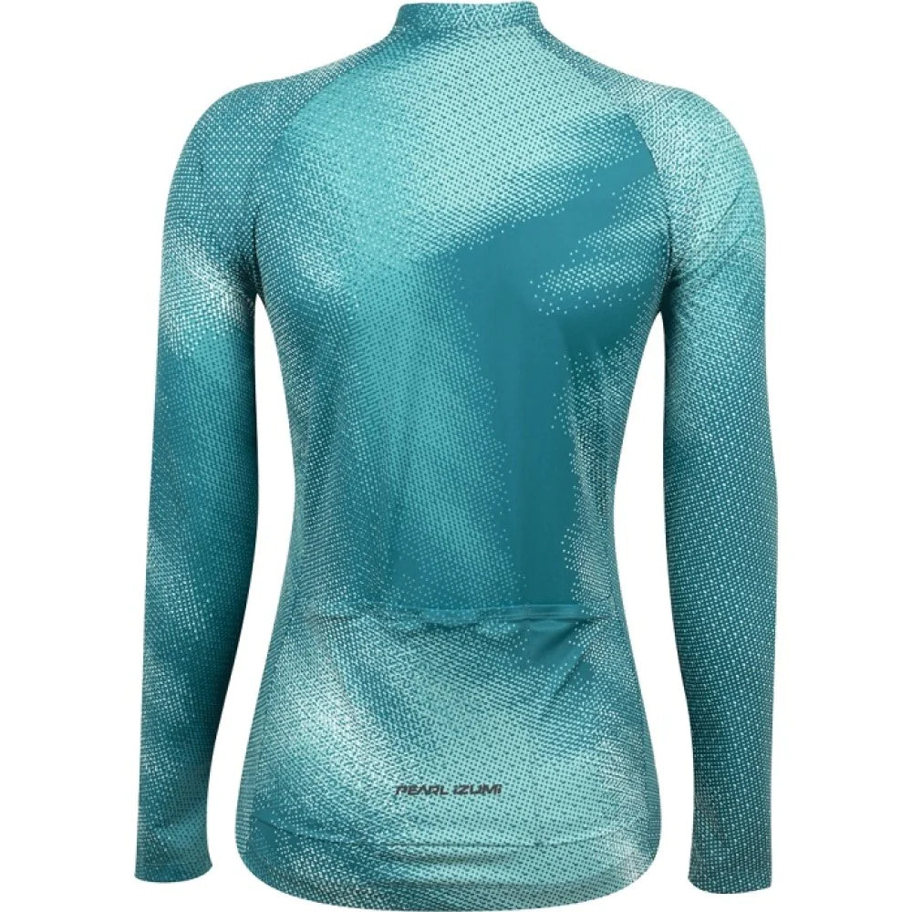Shop PEARL iZUMi Womens Attack Long Sleeve Jersey (Gulf Teal Depth) Online in India | United By Cycling