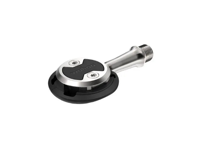 An image of the Wahoo SPEEDPLAY AERO pedal system, highlighting its compatibility with a wide range of road cycling shoes.