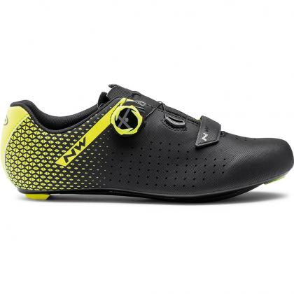 Shop Northwave Core Plus 2 Shoes Black/Yellow Fluo Online in India | United By Cycling