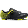 Shop Northwave Origin Plus 2 Shoes Black / Yellow Fluo Online in India | United By Cycling