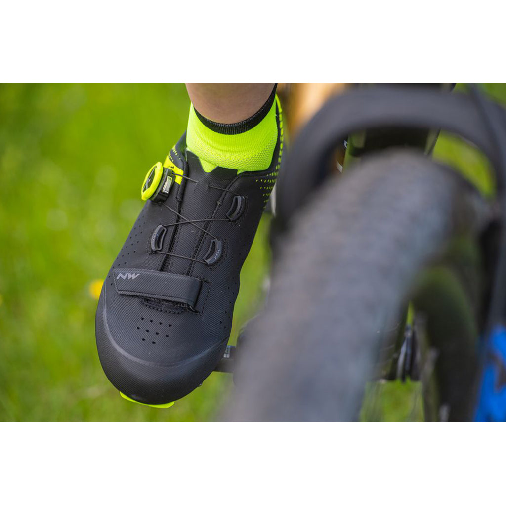 Shop Northwave Origin Plus 2 Shoes Black / Yellow Fluo  Online in India | United By Cycling