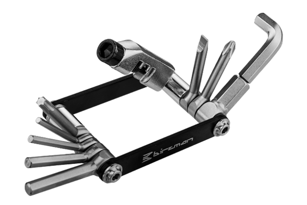 Birzman Feexman E-Version 10-function multi-tool for on-the-road bike repairs.
