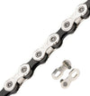 KMC X11 11 Speed Chain Silver Black 118 Links