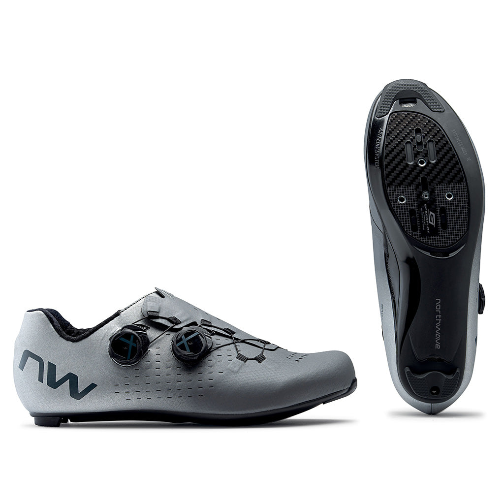 Shop Northwave Extreme GT 3 Shoes(Anthra/Silver) Reflective  Online in India | United By Cycling