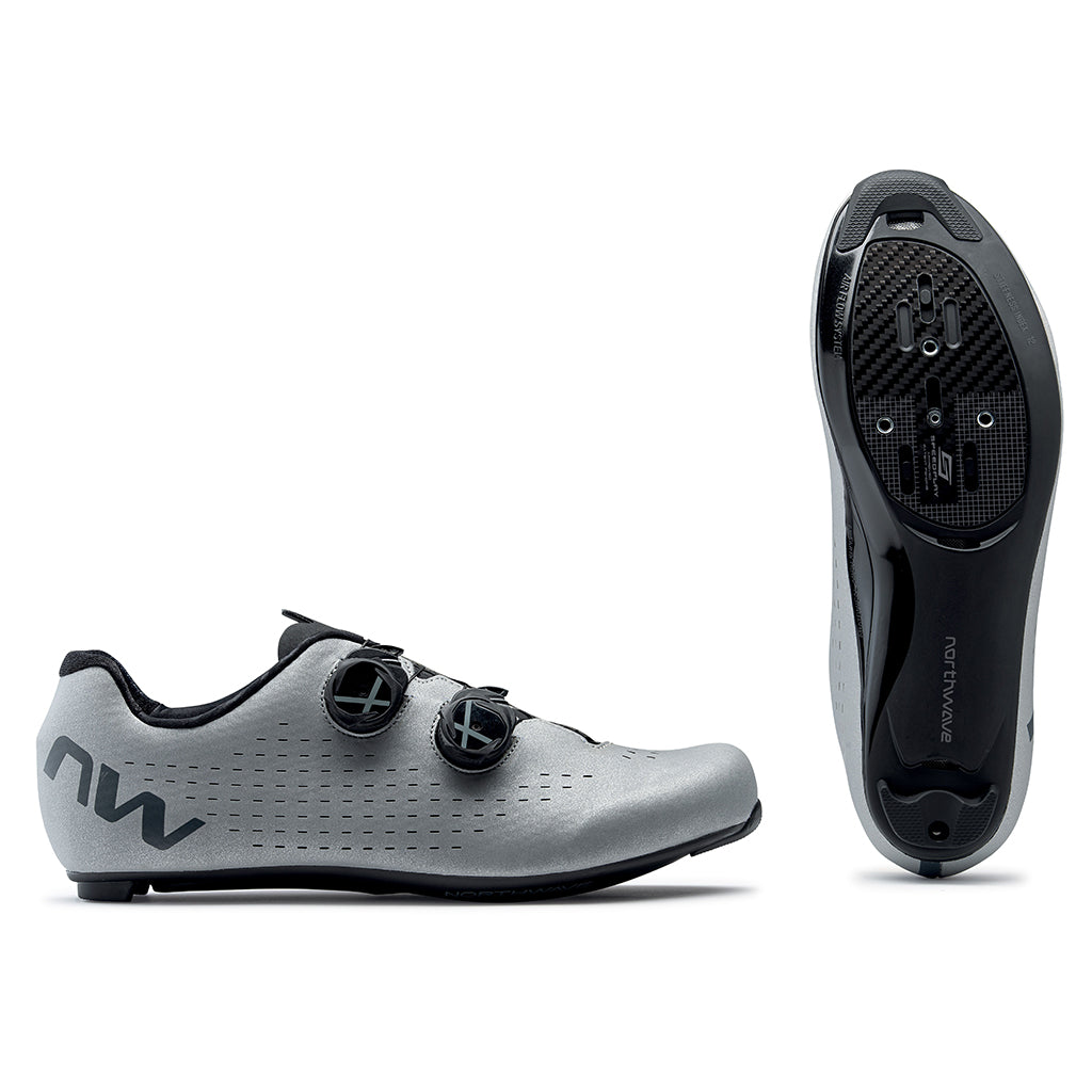 Shop Northwave Revolution 3 Shoes(Silver Reflective)  Online in India | United By Cycling
