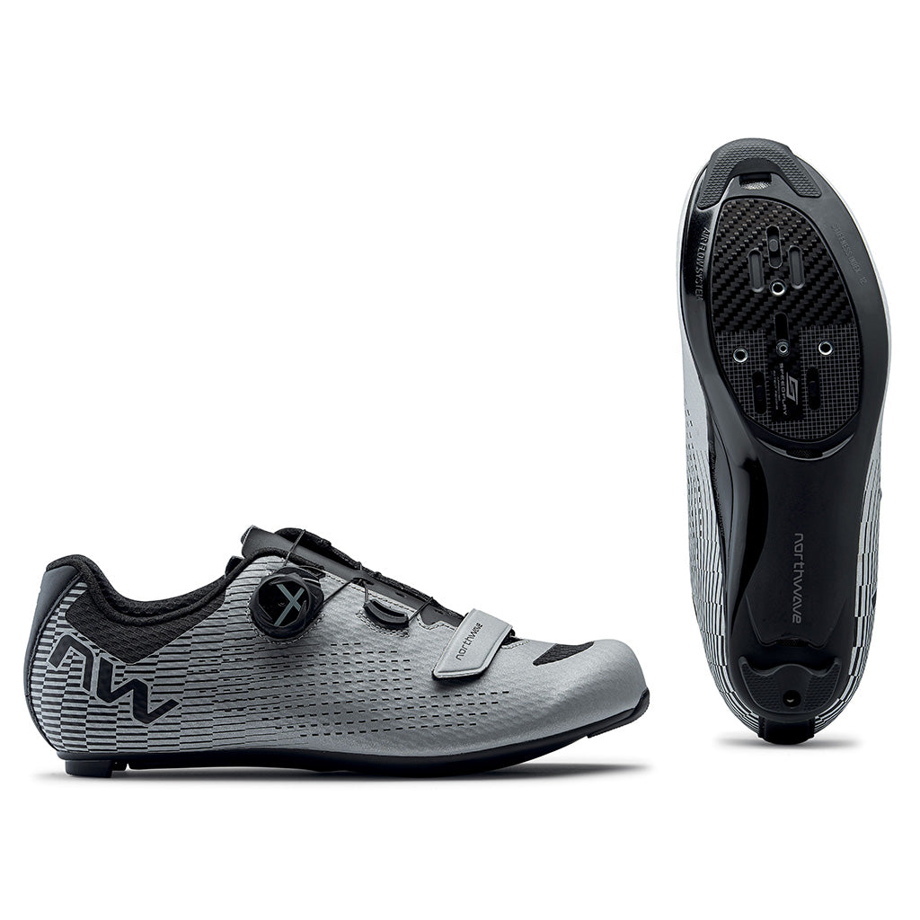 Shop Northwave Storm Carbon 2 Shoes(Silver Reflective)  Online in India | United By Cycling