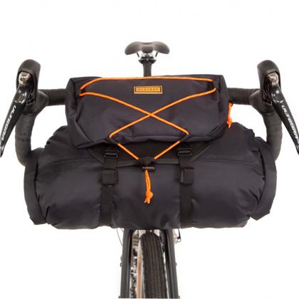 Shop Restrap Handlebar Bag (Black/Orange) - Large Online in India | United By Cycling