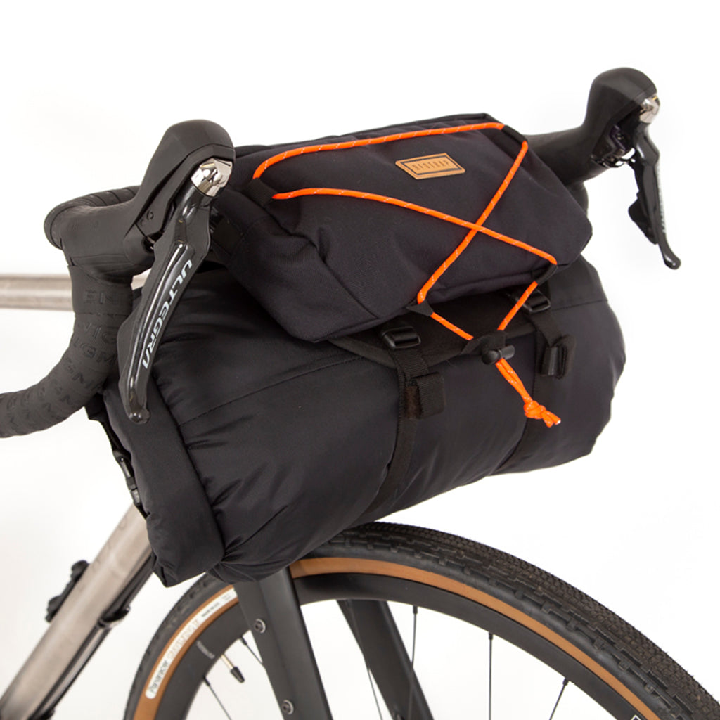 Shop Restrap Handlebar Bag (Black/Orange) - Large  Online in India | United By Cycling