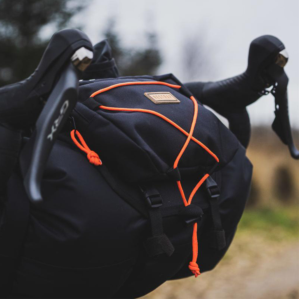 Shop Restrap Handlebar Bag (Black/Orange) - Small  Online in India | United By Cycling