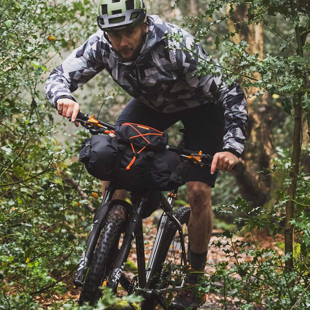 Shop Restrap Handlebar Bag (Black/Orange) - Small  Online in India | United By Cycling