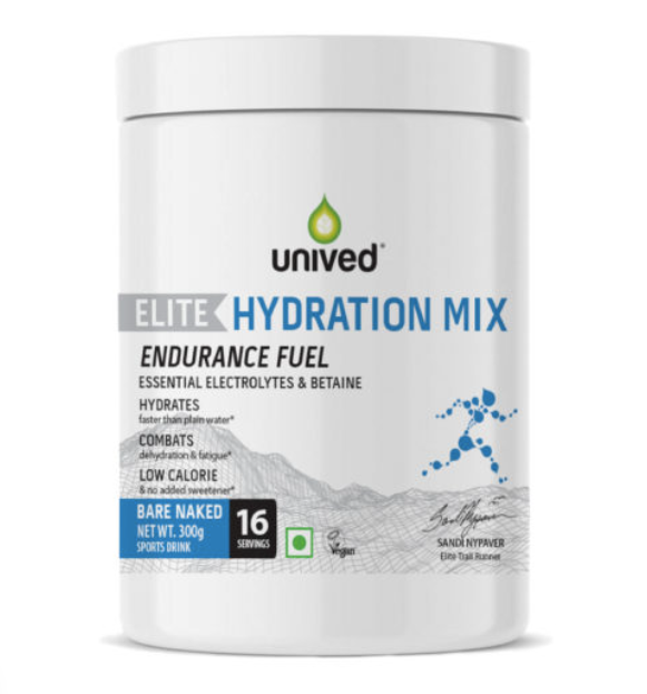 Shop Unived Elite Hydration Mix - Bare Naked  (16 Servings) Online in India | United By Cycling