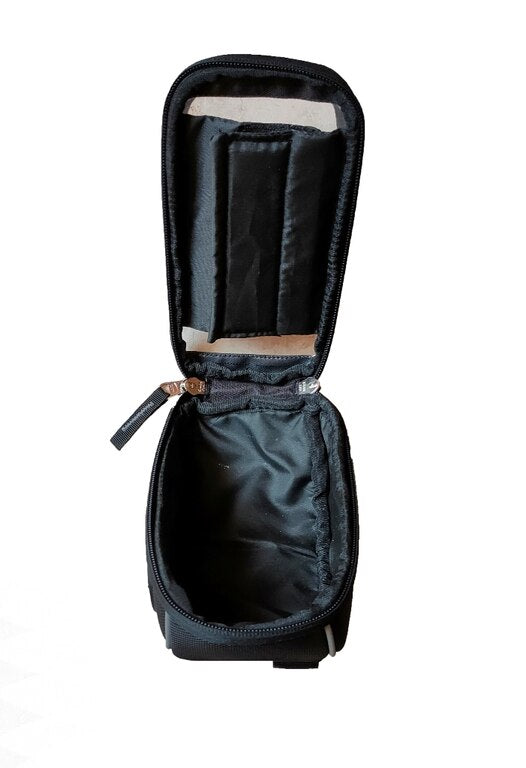 Trek N Ride Handlebar Mobile Bag, a versatile bike bag and alternative to frame bags for phone and tool storage.