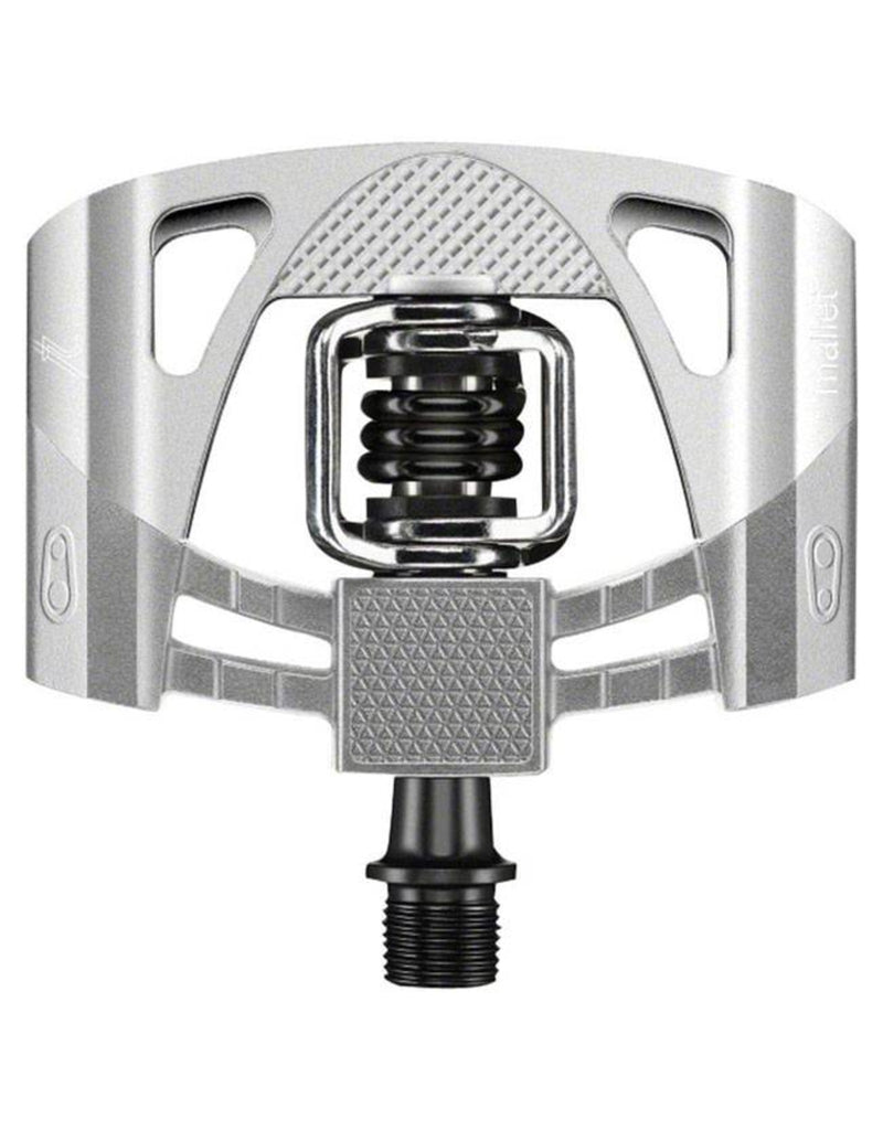 Shop Crankbrothers Mallet 2 Raw Pedal (Silver) Online in India | United By Cycling