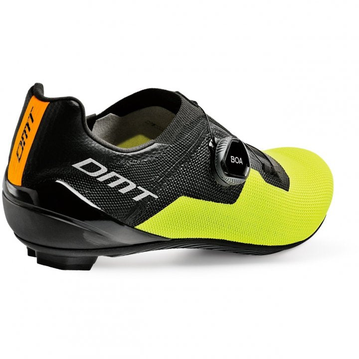 Shop DMT KR4 Road Shoes (Black/Yellow Fluorescent) Online in India | United By Cycling