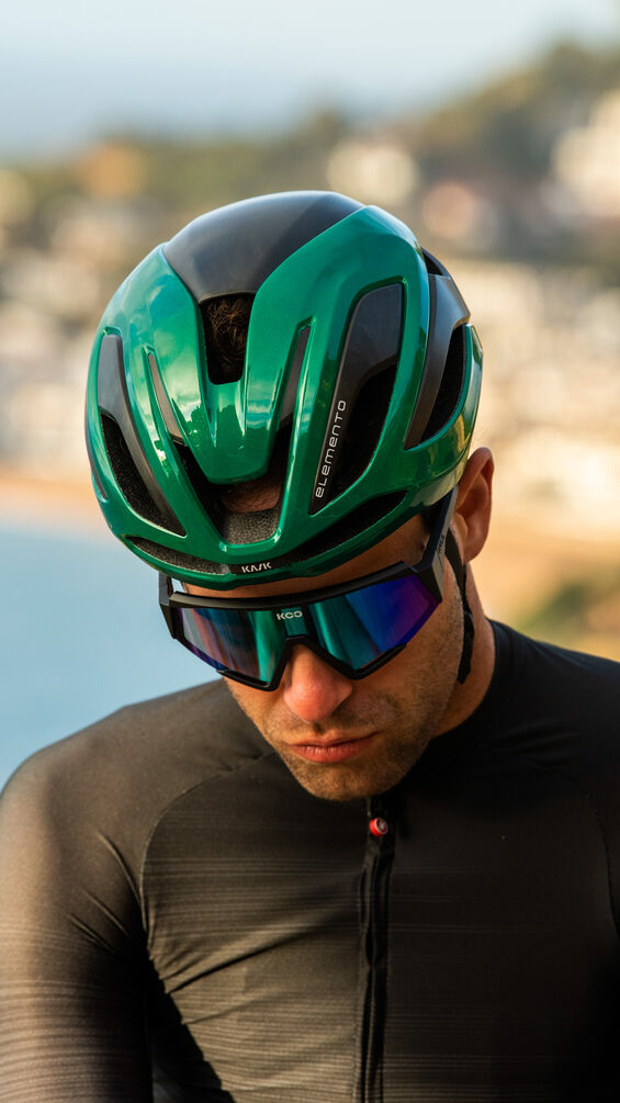 kask helmet elemento (beetle green)