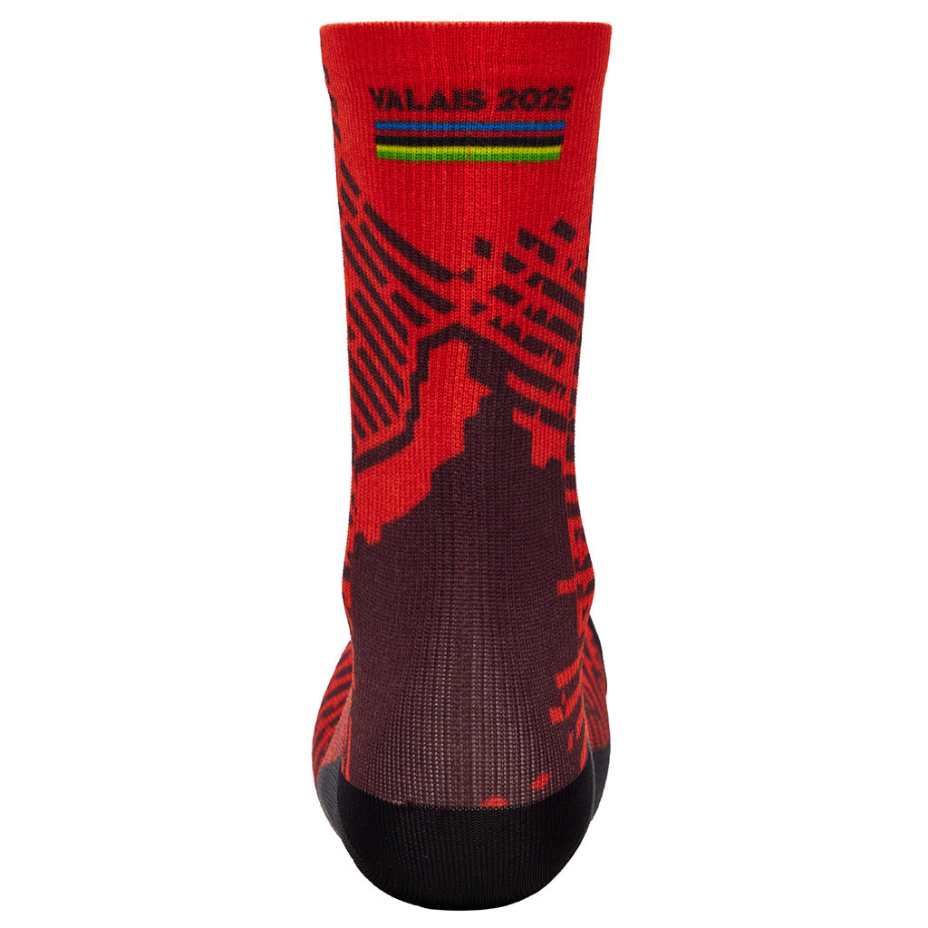Santini UCI MTB World Championships Valais socks, Print, view 3.