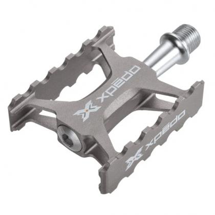 TRVS 1 CNC aluminum pedal suitable for casual and commuter rides- grey