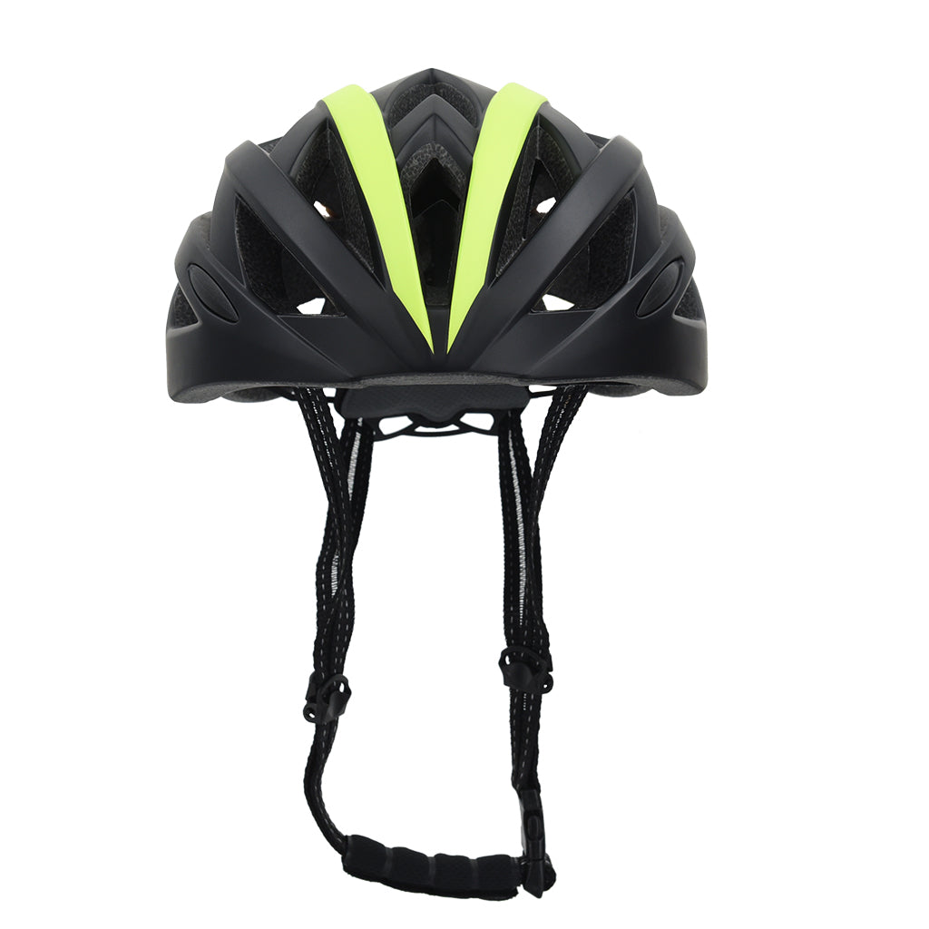 Lightweight road helmet for cyclists black yellow
