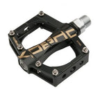 Xpedo TRVS 9 black flat pedal with CNC aluminum body and wide platform