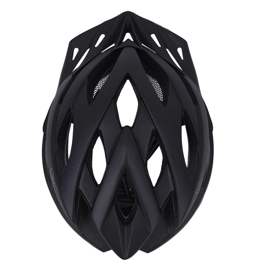 Matt black Avex helmet for road cycling and trail use