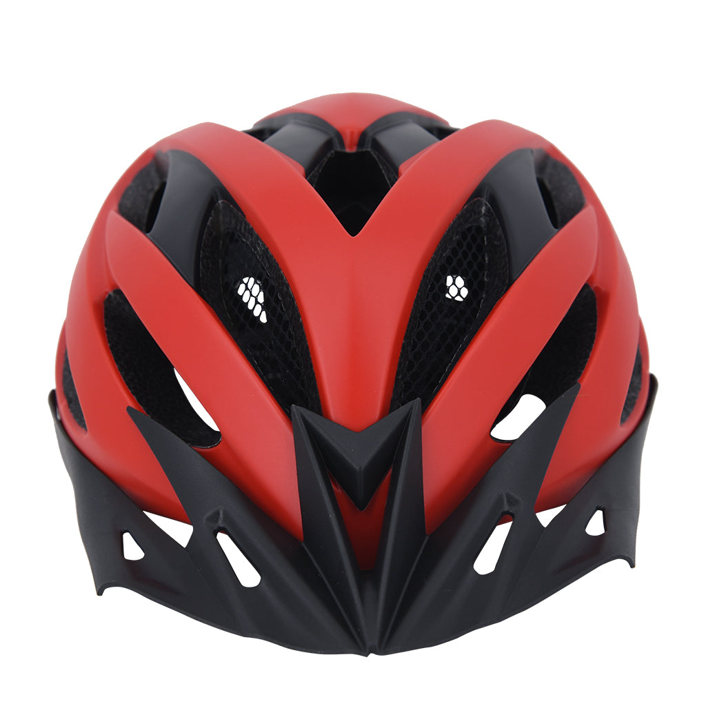 Matt red Avex hybrid cycling helmet for road and trail riding