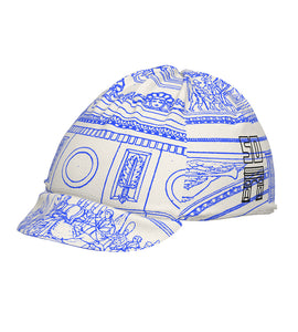 Santini TDF Arrivee Arc De Triomphe Cycling Cap-Print