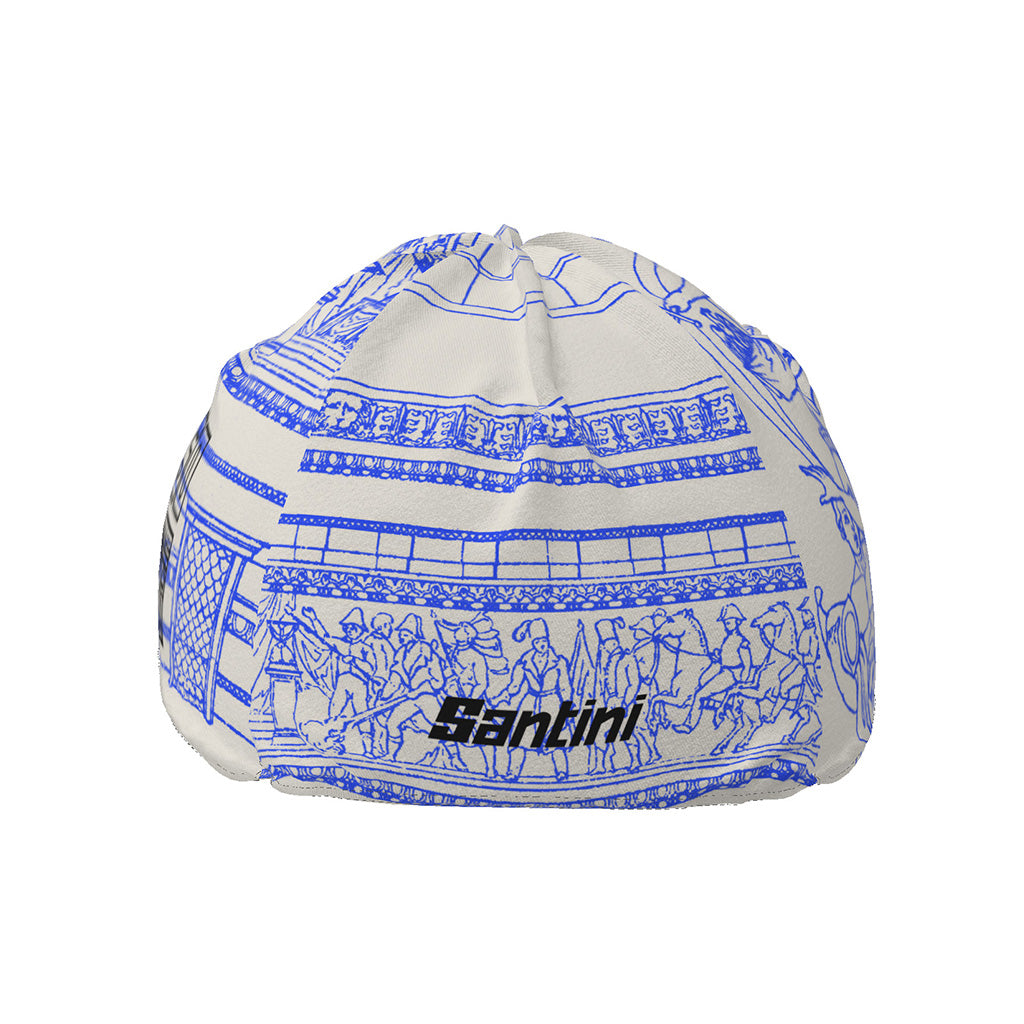 Santini TDF Arrivee Arc De Triomphe cycling cap, view 3.